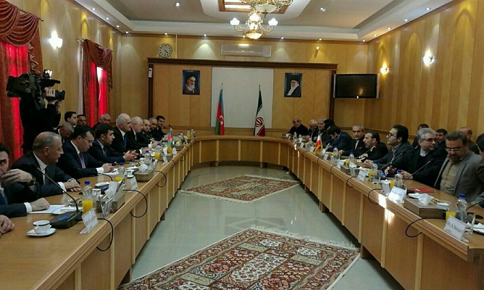Azerbaijani delegation visiting Ardabil city of Iran 
